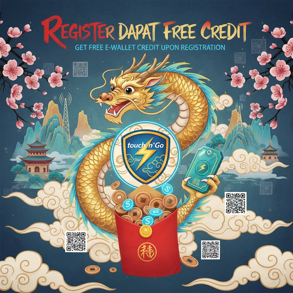 register dapat free credit e-wallet - TouchnGo