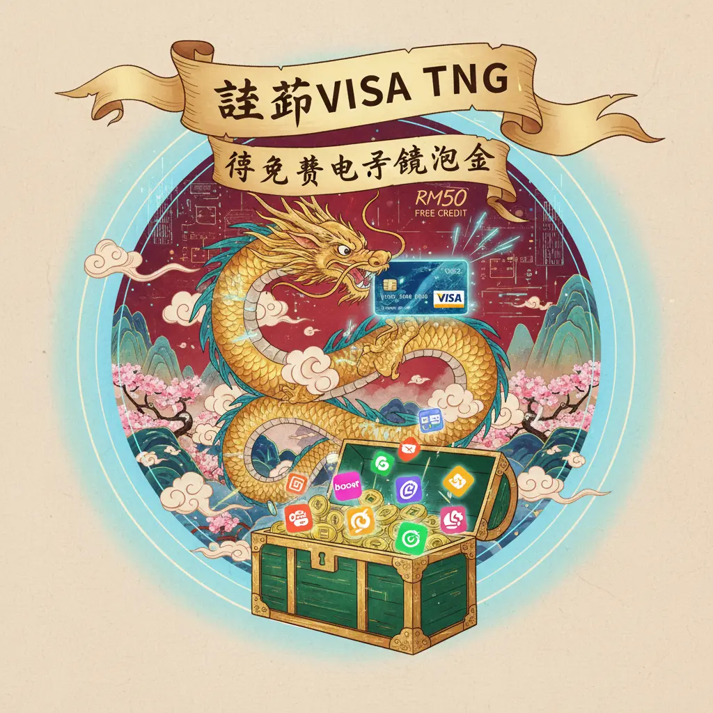 register dapat free credit e-wallet - Visa