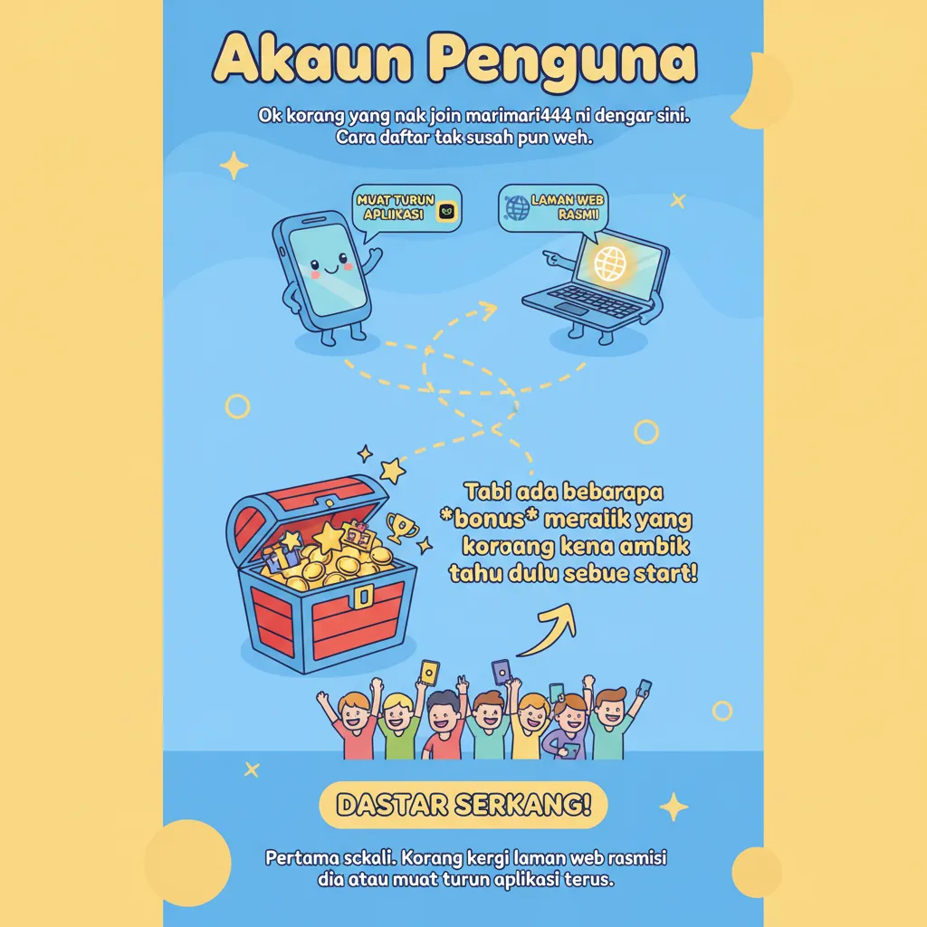 Cara Daftar Akaun marimari444 & Bonus