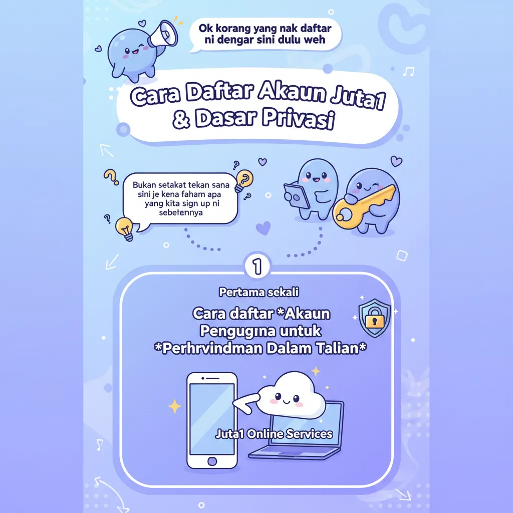 Cara Daftar Akaun Juta1 & Dasar Privasi