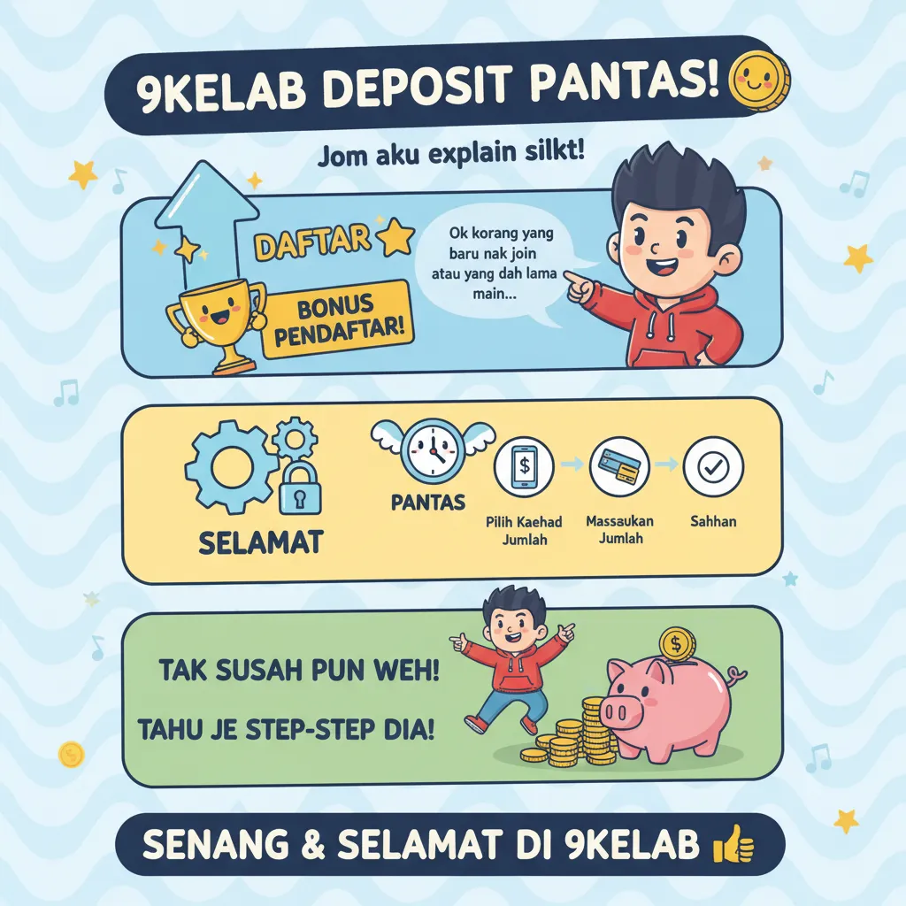Panduan Deposit 9kelab & Transaksi Pantas