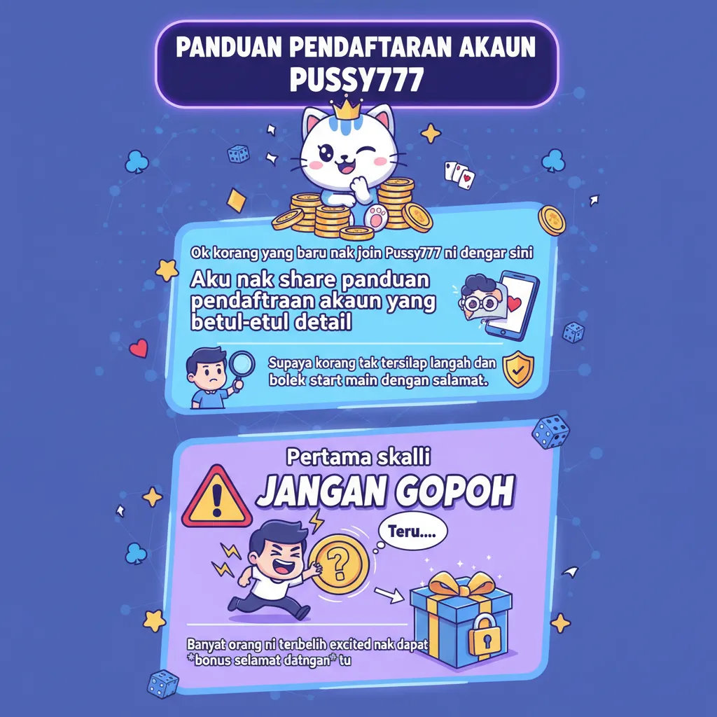 Panduan Pendaftaran Akaun Pussy777