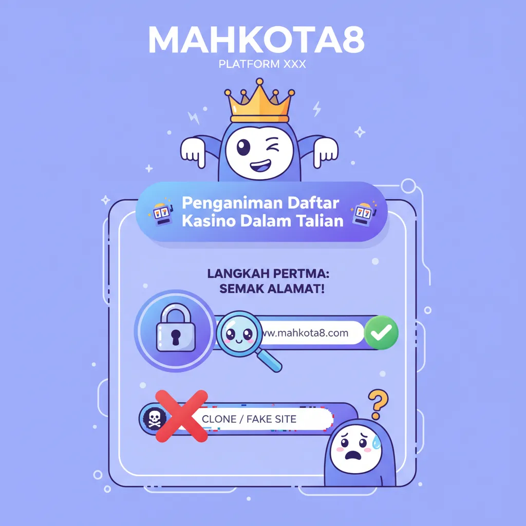 Panduan Daftar Mahkota8 di Kasino Dalam Talian