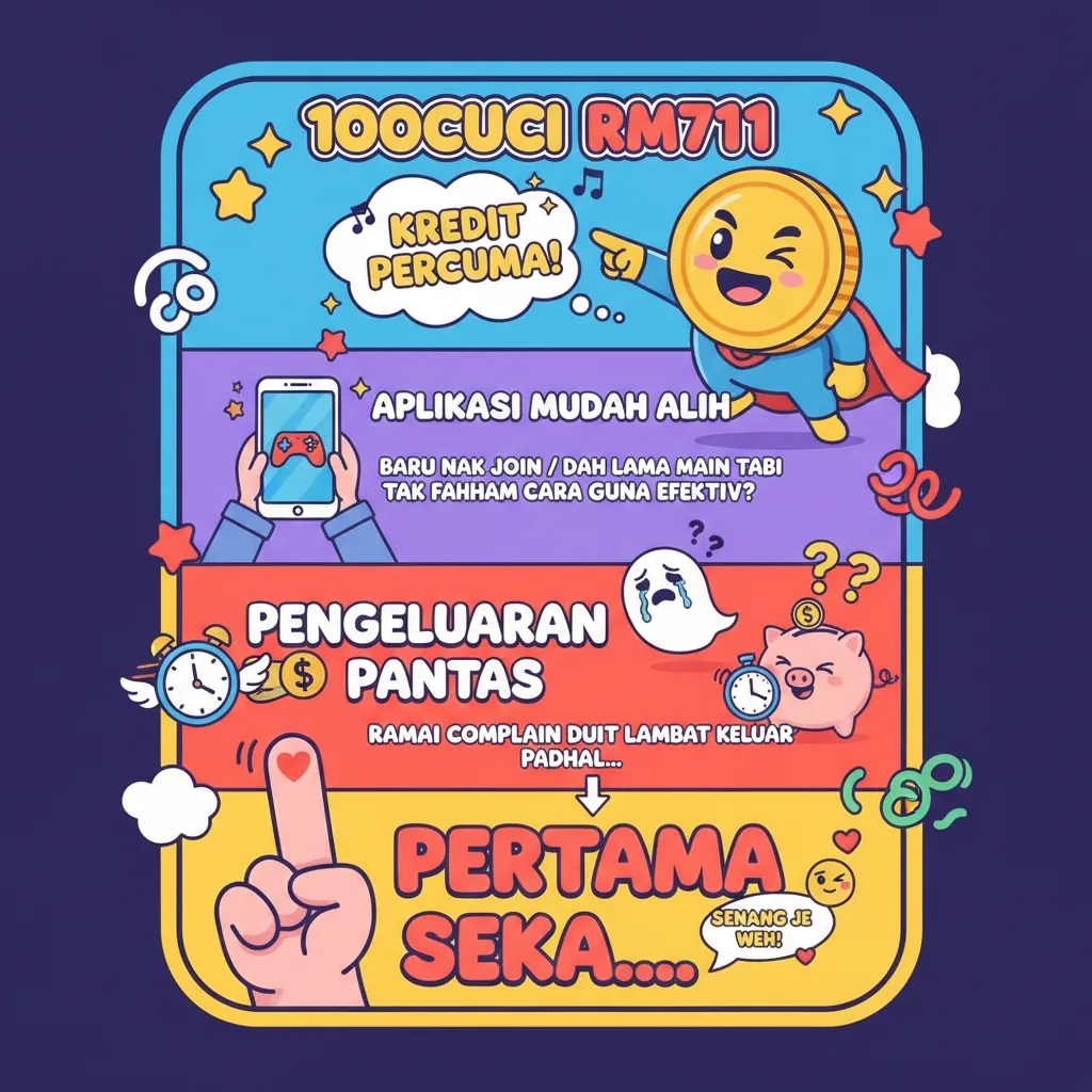 Panduan 100cuci rm711: Pengeluaran Pantas & Bonus Ahli Baharu