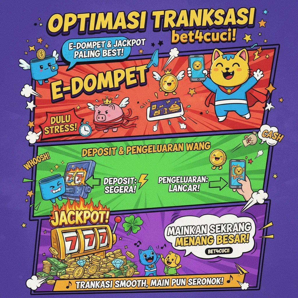 Optimasi Transaksi bet4cuci dengan E-Dompet dan Jackpot